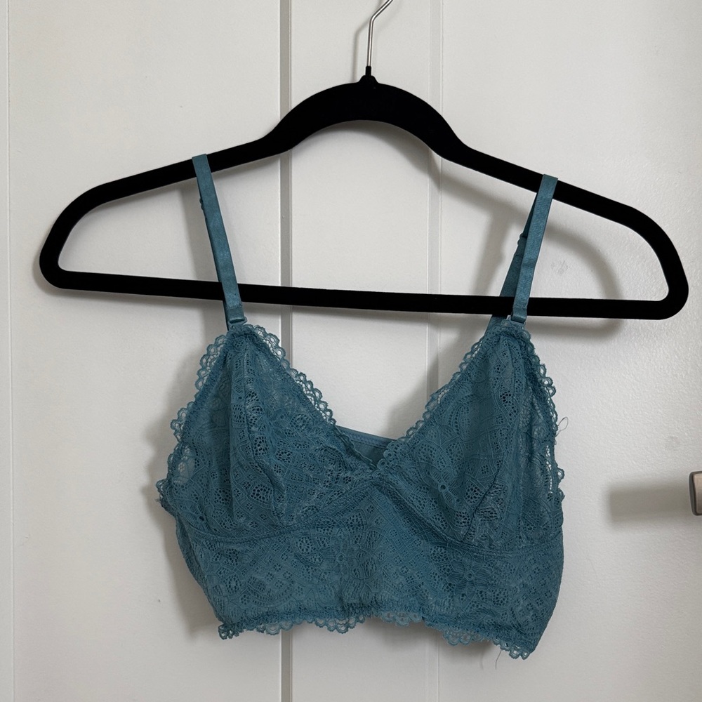 bp Teal Lace Bralette - Blue Green Intimates